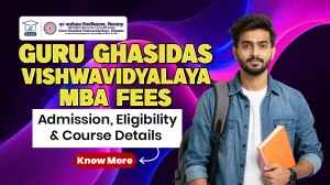 guru ghasidas vishwavidyalaya mba fees