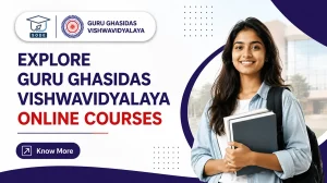 guru ghasidas vishwavidyalaya online courses